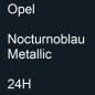 Preview: Opel, Nocturnoblau Metallic, 24H.